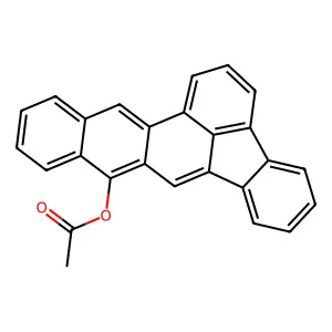 Indeno(1,2,3-de)benz(a)anthracen-9-ol, 9-acetate structure