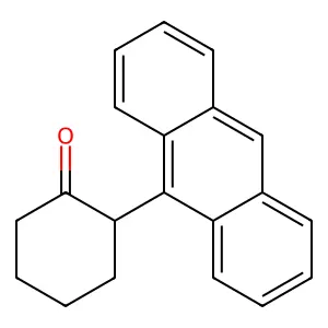 2-Anthracen-9-ylcyclohexan-1-one structure