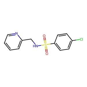 4-chloro-N-(pyridin-2-ylmethyl)benzenesulfonamide structure