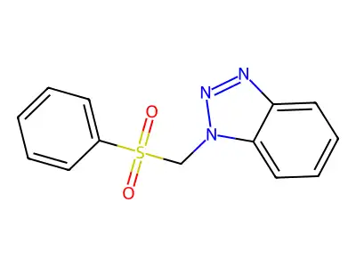 1-[(Benzenesulfonyl)methyl]-1H-1,2,3-benzotriazole structure