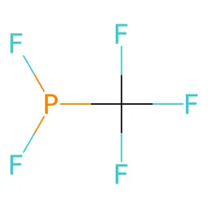 Trifluoromethyldifluorophosphine structure