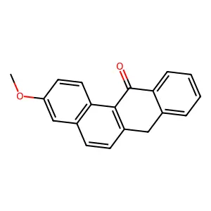7H-Benzo(b)phenanthren-12-one, 3-methoxy- structure