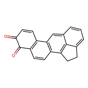 Benzo(j)aceanthrylene-9,10-dione, 1,2-dihydro- structure