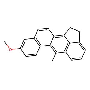 Benz(j)aceanthrylene, 1,2-dihydro-9-methoxy-6-methyl- structure