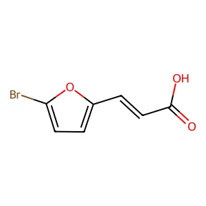 3-(5-Bromofuran-2-yl)prop-2-enoic acid structure