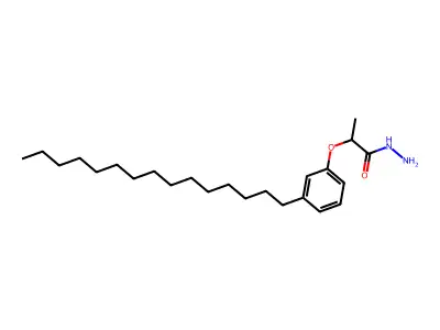 2-(3-Pentadecylphenoxy)propanehydrazonic acid structure