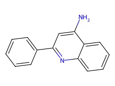 4-Quinolinamine, 2-phenyl- structure