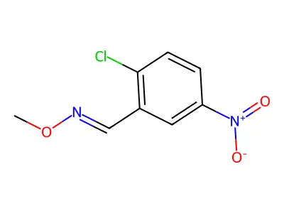[(2-Chloro-5-nitrophenyl)methylidene](methoxy)amine structure