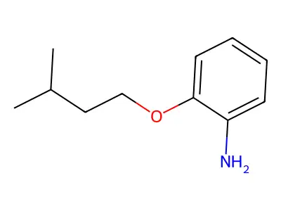 2-(3-Methylbutoxy)aniline structure