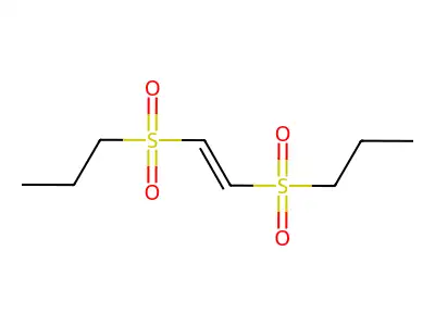 Di(propylsulfonyl)ethene structure