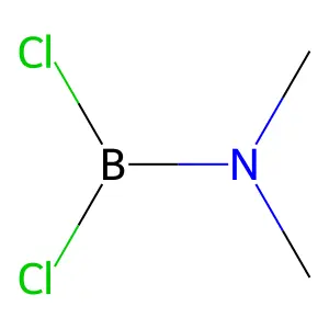 Dimethyl (dichloroboryl)amine structure