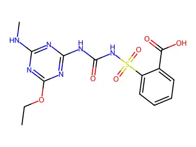 Ethametsulfuron structure