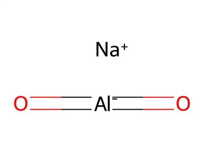 Sodium aluminate structure