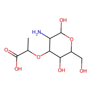Aldehydo-muramic acid structure