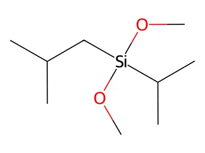 Isobutylisopropyldimethoxysilane structure