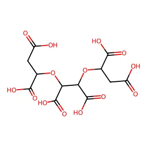 Butanedioic acid, 2,3-bis(1,2-dicarboxyethoxy)- structure