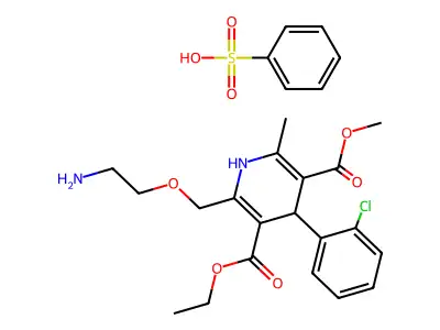 Amlodipine Besylate structure