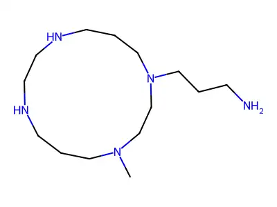1-(3-Aminopropyl)-4-methyl-1,4,8,11-tetraazacyclotetradecane structure