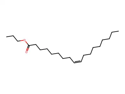 Propyl octadec-9-enoate structure