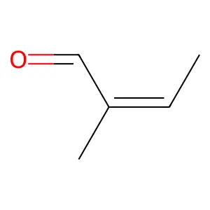 2-Methyl-2-butenal structure