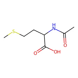 N-Acetyl-DL-methionine structure