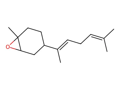 7-Oxabicyclo(4.1.0)heptane, 4-(1,5-dimethyl-1,4-hexadienyl)-1-methyl- structure