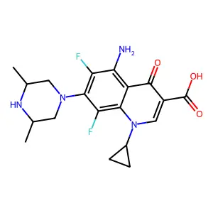 sparfloxacin structure
