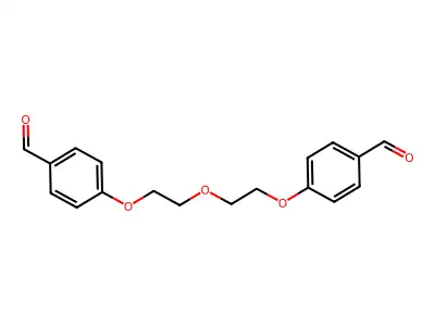 4-[2-[2-(4-Formylphenoxy)ethoxy]ethoxy]benzaldehyde structure
