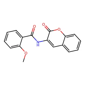 2-methoxy-N-(2-oxo-2H-chromen-3-yl)benzamide structure