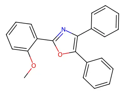 4,5-Diphenyl-2-(2-methoxyphenyl)oxazole structure