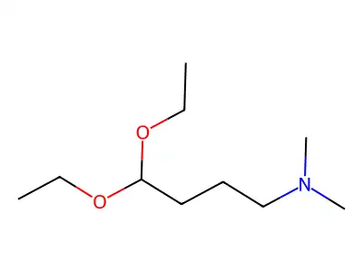 4,4-diethoxy-N,N-dimethyl-1-butanamine structure