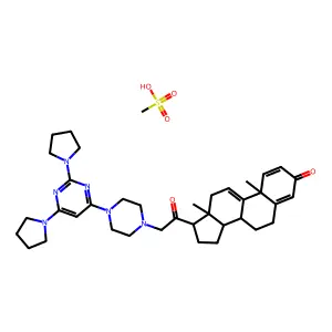 Desmethyl tirilazad structure