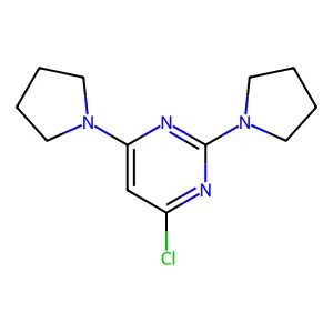 4-Chloro-2,6-di(pyrrolidin-1-yl)pyrimidine structure