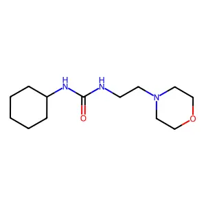 Urea, N-cyclohexyl-N'-[2-(4-morpholinyl)ethyl]- structure