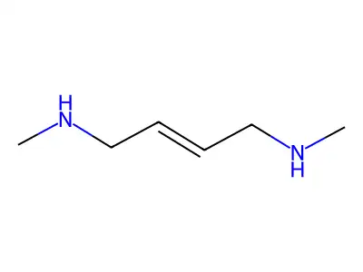 N~1~,N~4~-Dimethylbut-2-ene-1,4-diamine structure
