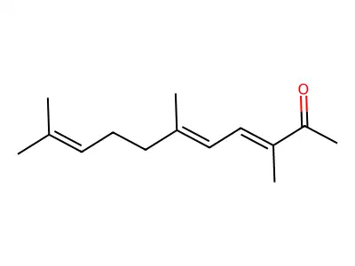 3,6,10-Trimethylundeca-3,5,9-trien-2-one structure