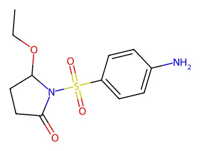 1-(4-Aminobenzene-1-sulfonyl)-5-ethoxypyrrolidin-2-one structure