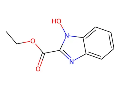 1H-Benzimidazole-2-carboxylic acid, ethyl ester, 3-oxide structure