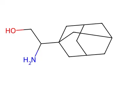 2-(Adamantan-1-yl)-2-aminoethan-1-ol structure
