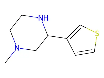 1-(Thiophen-3-ylmethyl)piperazine structure