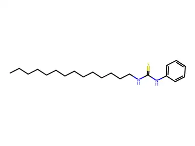 Thiourea, N-phenyl-N'-tetradecyl- structure