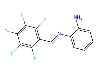 1,2-Benzenediamine, N-[(pentafluorophenyl)methylene]- structure