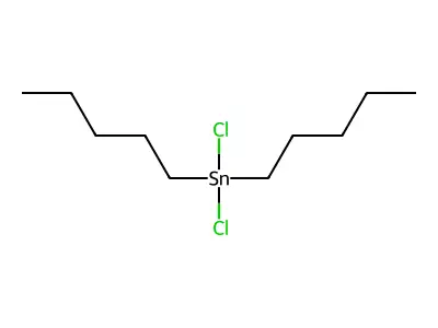 Dichlorodipentylstannane structure