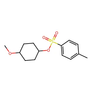 4-Methoxycyclohexyl tosylate, cis- structure