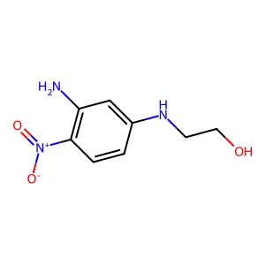 Ethanol, 2-(3-amino-4-nitrophenylamino)- structure