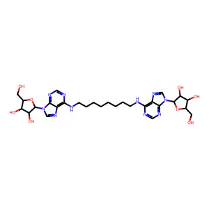 Adenosine, N,N''-1,8-octanediylbis- structure