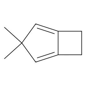 3,3-Dimethylbicylo(3.2.0)hepta-1,4-diene structure