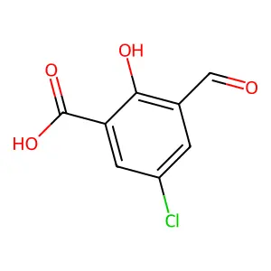 5-Chloro-3-formyl-2-hydroxybenzoic acid structure