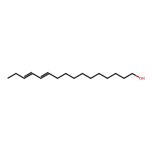 11,13-Hexadecadien-1-ol, (11Z,13Z)- structure