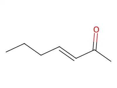 Hept-3-en-2-one structure